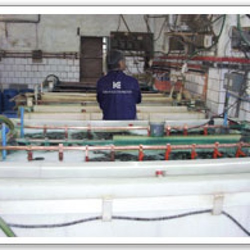 Electroplating plant