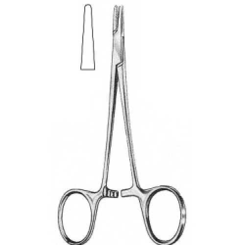 Halsey needle holder smooth 13cm