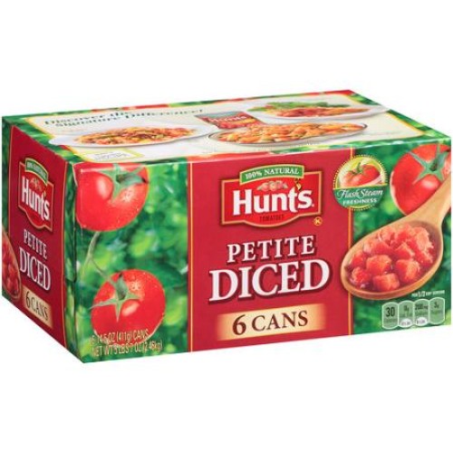 Hunt's petite diced tomatoes