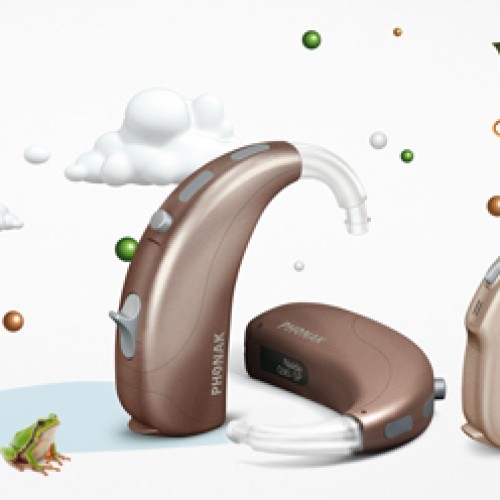 Hearing aid phonak naida q - ric / bte