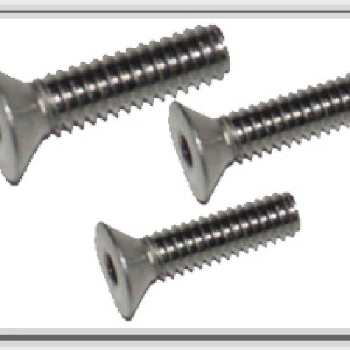 Socket flat head cap screws