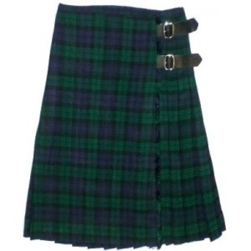 Highland kilts, black watch tartan, hand made