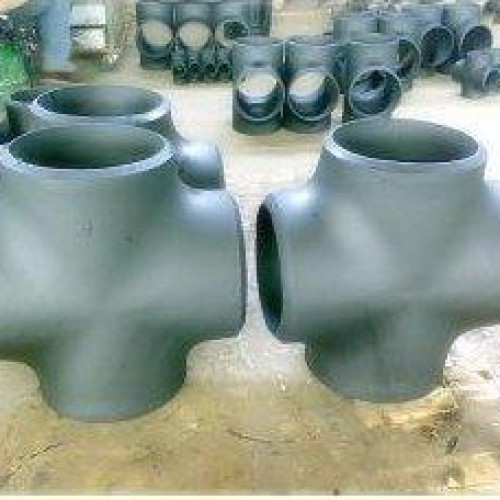 Butt welded pipe fittings cross