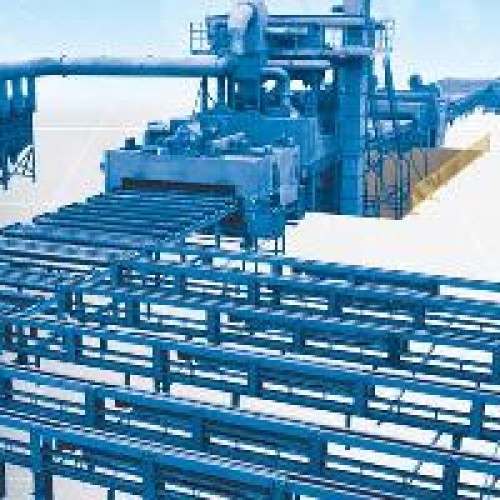 Q69 series steel sheet shot-blasting pre-treatment line