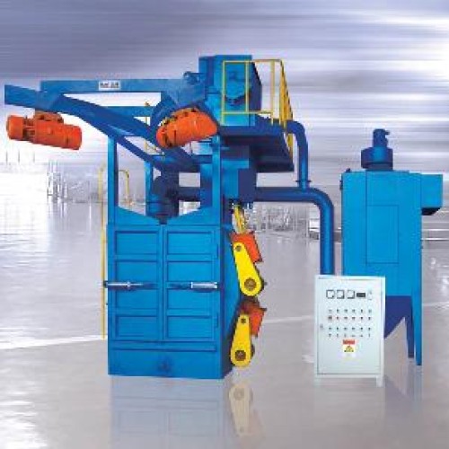 Q37 series overhead rail spinner hanger shot-blasting machine