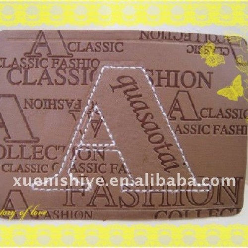 2011 fashion custom leather patch