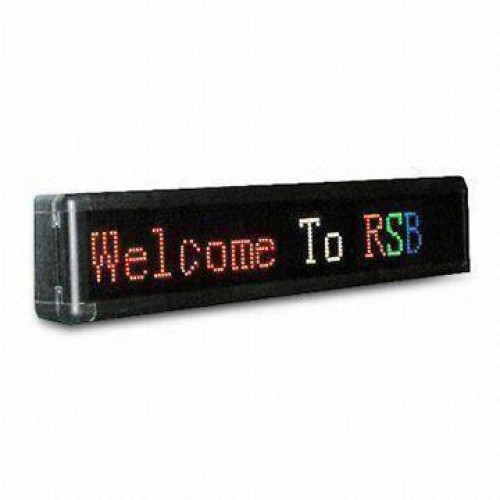 Led moving sign with rs232/485 interface