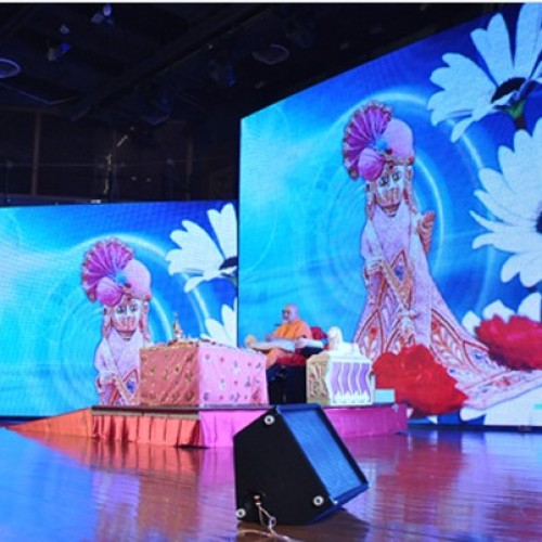 Indoor rental stage p6 led display/video screen, hanging aluminum cabinet, 192 x 96mm module sized