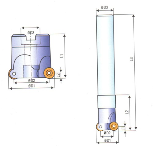 Round Insert Milling Cutter