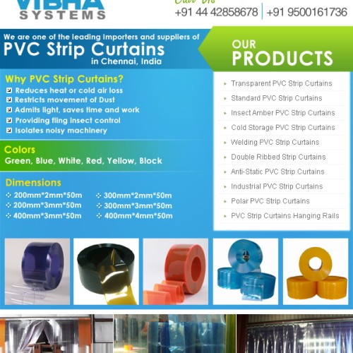 Pvc strip curtains