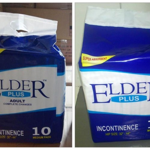 Medium disposable adult diapers