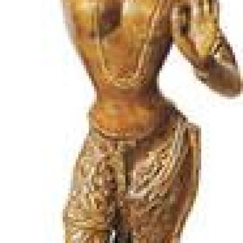 Brass maya devi statue