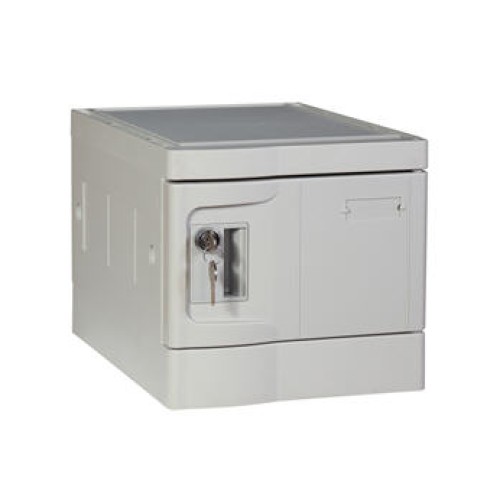 Mini plastic lockers, gray color