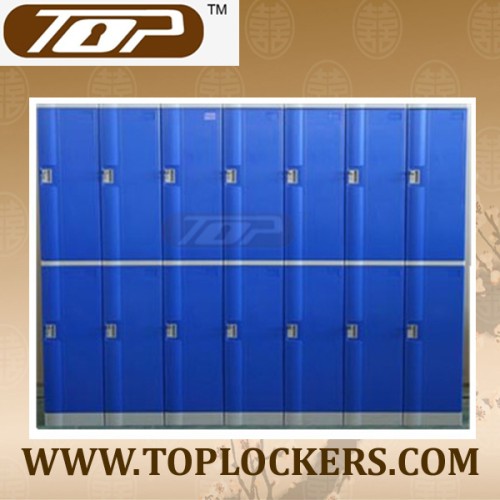 Double tier abs plastic cabinets, navy color