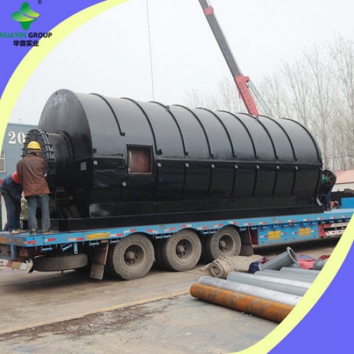With high oil rate plastic refining plant supplied by huayin brand