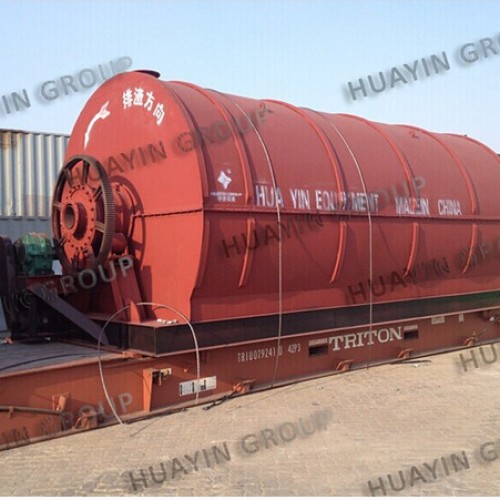 Tire to fuel oil refining plant with high oil rate supplied by huayin brand