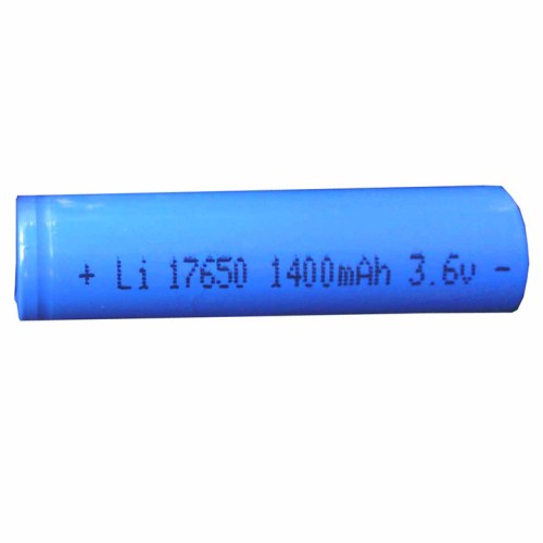 Icr17650-1400mah 3.7v lithium ion rechargeable battery