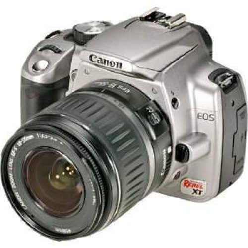 Canon Digital Rebel XT 8MP Digital SLR Camera with EF-S 18-55mm f3.5-5.6 Lens (Silver)