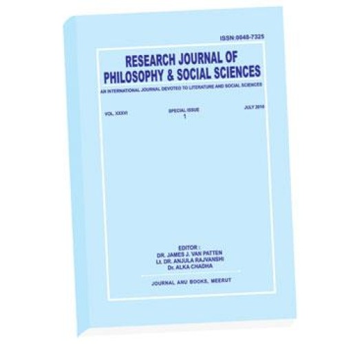 Research journal of philosophy and social sciences