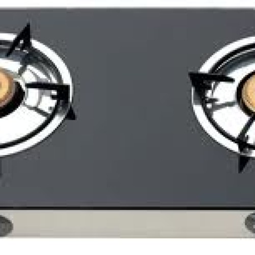 Kaveri double burner glass series, l.p.gas stoves