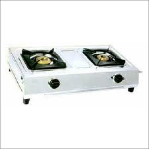 Kaveri lpg stove ( stainless steel sheet body double burner )