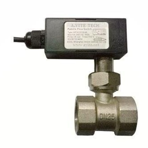 Adjustable paddle flow switch