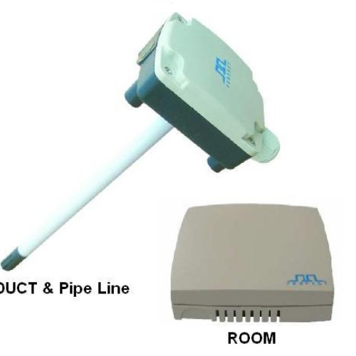 Humidity temperature transmitter with cmosens® & microprocessor