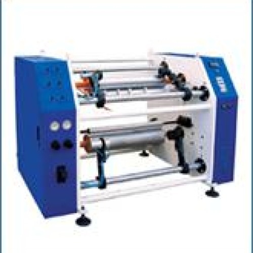 Roll to roll slitting and rewinding machine (duplex type)