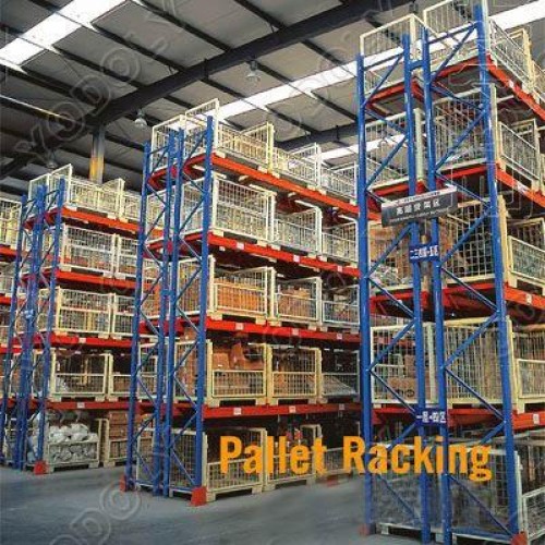 Pallet storage rack