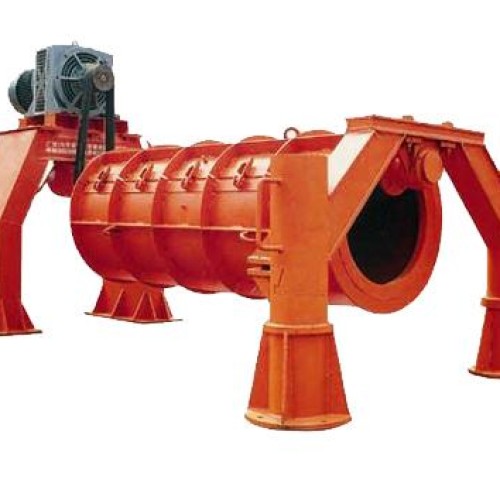 Cement pipe machine of dry casting