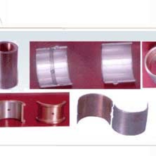 Half shell bearings and bushes