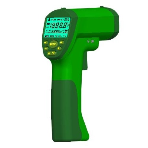 Handset infrared thermometer