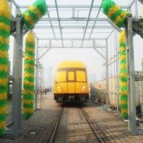 Train washing machine