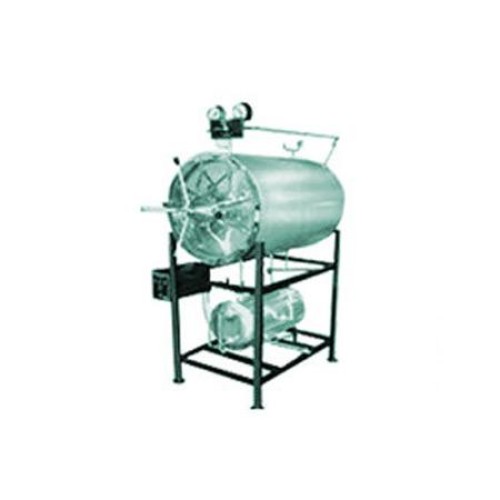 Horizontal cylindrical autoclave