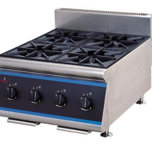 Counter 4- burner gas range 