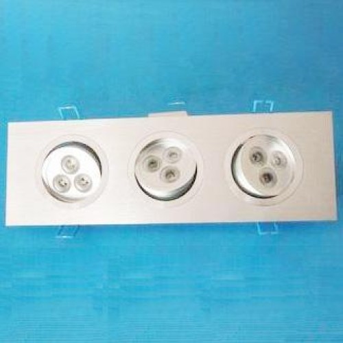 Led downlight 9*1w 