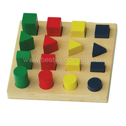 Wooden building blocks