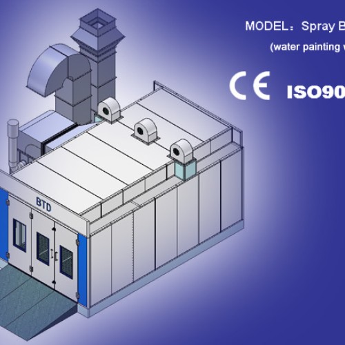 Spray booth btd 7500-1 58 nozzles