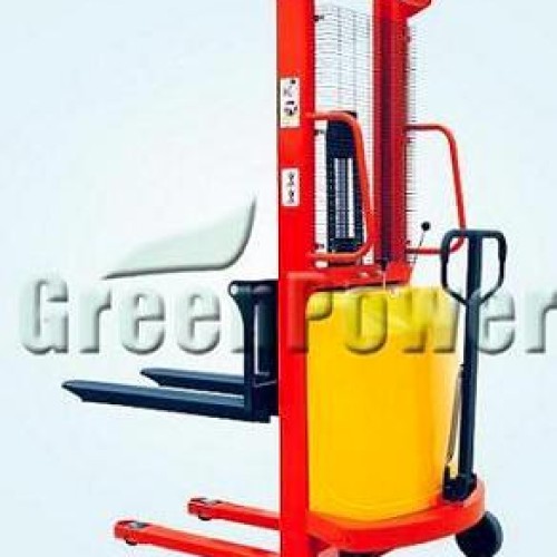 Semi electric stacker