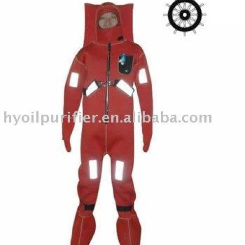 Insulated immersion and thermal protective suit