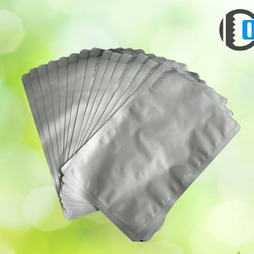 3 sealed sealed flat foil bag for food packaging