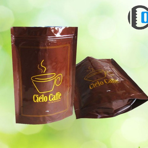 Ziplock aluminium foil coffee bag