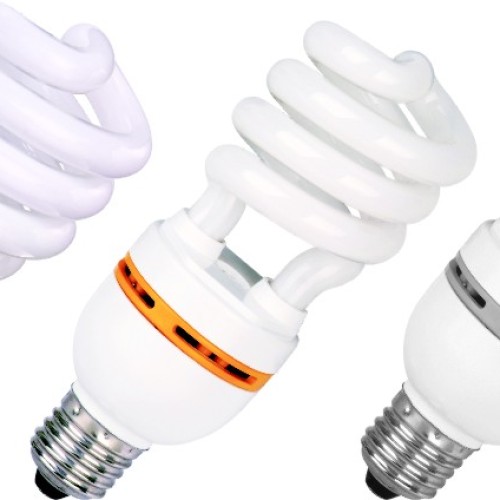 Spiral energy saving lamps