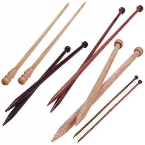 Straight knitting needles