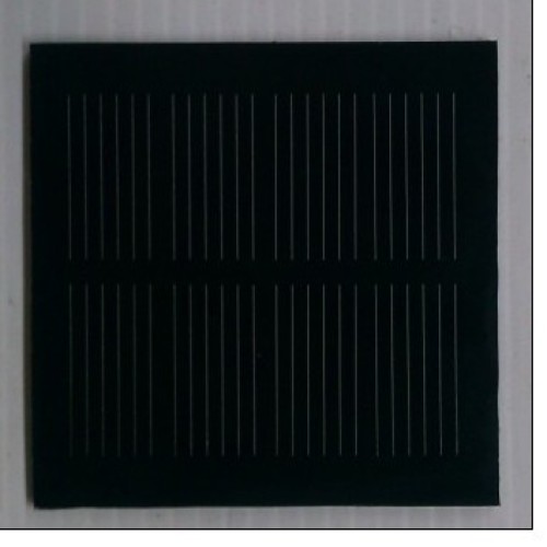 Solar panel for polyester tiles