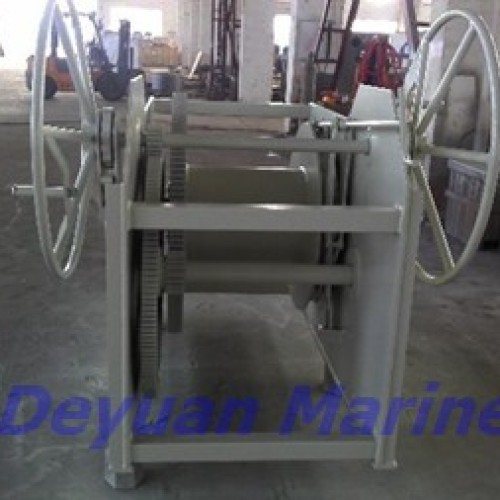 Electric double gypsy mooring winch