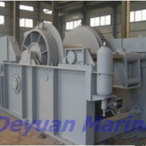 Hydraulic windlass mooring winch