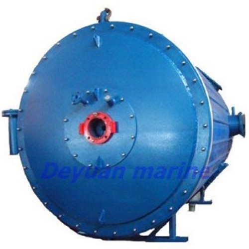 Marine horizontal hot oil boiler