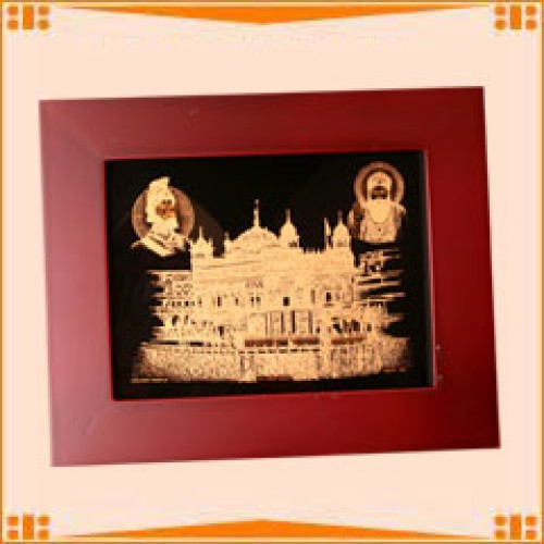 Gold Plated Golden Temple Painting