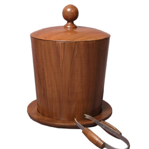 Wooden Icebucket Tong